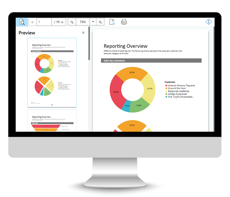 Visualisateur de rapports Web